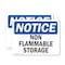 Signmission Non Flammable Storage OSHA Notice Sign, Plastic, 14in W x 10in L, 2PK OS-2PACK-NS-P-1014-L-15051 - alternate 1